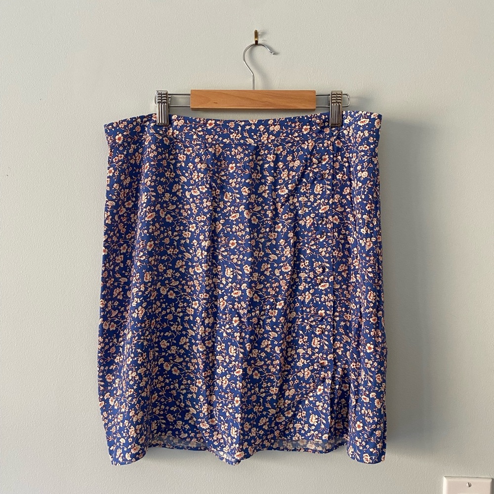 Madewell Floral Mini Skirt